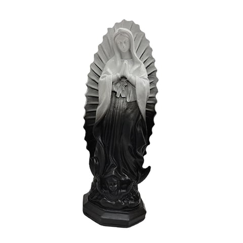 Magideal - Estatua De La Virgen María Católica, Estatuilla De Nuestra Señora, Regalo De Boda Religioso , Negro