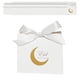 thumbnail image 2 of 50 Piezas Cajas De Regalo Bolsas De Regalo Patrón De Luna Para Decoraciones De Baby Shower Blanco, 2 of 5