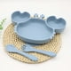 thumbnail image 4 of Baby Silicone Plate With Suction Cup, Suitable For Baby, Baby Spoon And Fork Set Suitable For Children, Baby Tableware, Children's Plate - Crab, 4 of 4