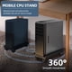 thumbnail image 4 of Soporte portátil ajustable para CPU Hovadova Black, 4 of 7