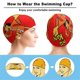 thumbnail image 3 of Hong Kong Phooey Gorro de Natación de Licra, Gorro de Baño de Tela Cómoda, Gorro Elástico Antideslizante para Hombres, Mujeres y Niños, 3 of 6