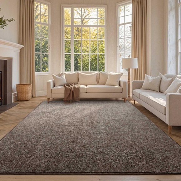 ALFOMBRA FinRèc Home 274 cm x 183 cm Marrón/Blanco Lavable