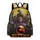 thumbnail image 1 of Mortal Kombat-theme Backpack, Campus style schoolbag Bookbag with Adjustable Shoulder Straps And Large Zip Compartment, Unisex Travel Bags.42x30x15cm, 1 of 6