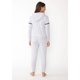thumbnail image 2 of Pijama Largo Algodón Gris Talla 12, 2 of 4