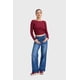 thumbnail image 4 of Polera Mujer Recogido Lateral Burdeo, 4 of 4