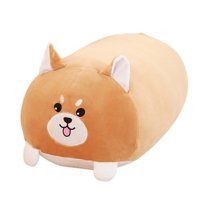 Bothyi - Almohada De Dibujos Animados De Animales, Juguete De Peluche Relleno De Dibujos Animados Para El Hogar, Escritorio, Vacaciones, Perro Marrón