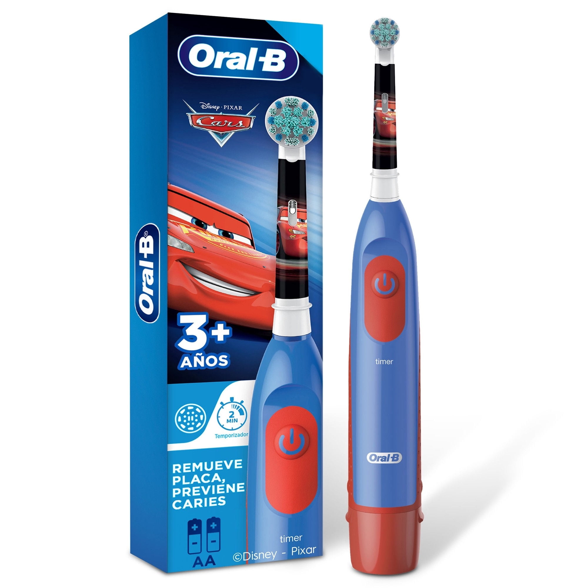 Cepillo De Dientes Eléctrico Infantil Marvel Cars 1 Un Oral-B