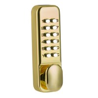 Bothyi - Cerradura De Puerta Mecánica Cerradura De Puerta Con Teclado Mecánico Para Cocina Balcón Exterior Oro
