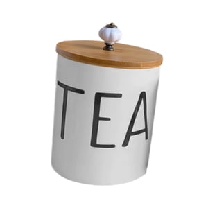 Bothyi - Recipiente Hermético De Cerámica Con Tapa Para Cocina, Cafetería Y Oficina, 1,3 L, Tapa Amarilla.