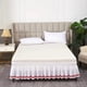 thumbnail image 1 of suxuMhao Faldón para Cama Twin - Faldón Elástico Envolvente para Cama Twin, Transpirable y Resistente a las Arrugas, Estilo a Rayas Desmontable, Se Ajusta a Camas Twin de 39x75 Pulgadas con Caída de, 1 of 3