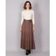 thumbnail image 1 of Falda Larga Mujer con Cinturón Estilo Elegante, 1 of 4