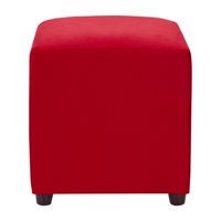 Bodevir - Pouf Cali 1C Felpa 30 Rojo