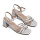 thumbnail image 5 of Sandalia Taco Grueso Fiesta Pedrería Mujer Weide YOU239B, 5 of 8