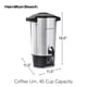 thumbnail image 3 of Dispensador de bebidas calientes Coffee Urn Hamilton Beach para 45 tazas, 3 of 4
