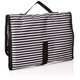 thumbnail image 2 of Bolsa organizadora de aseo de viaje Simplily Co. Colgante a rayas blanco y negro, 2 of 6