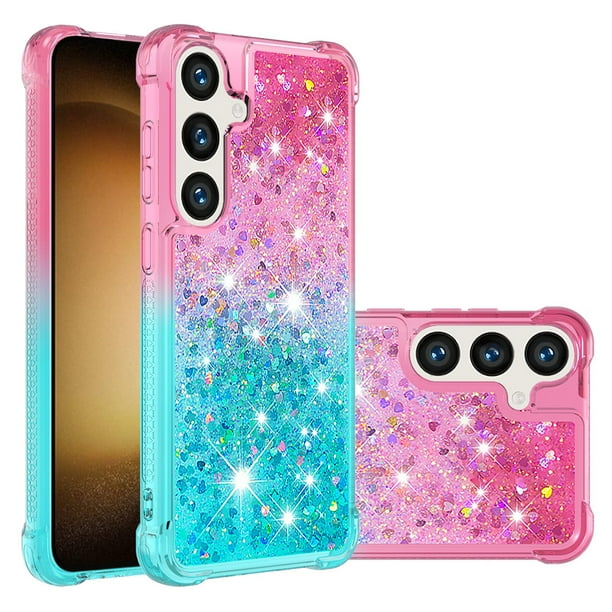 Funda Para Samsung Galaxy S25 Plus Con Diseño Gradiente Y Brillo Líquido Antigolpes Tpu