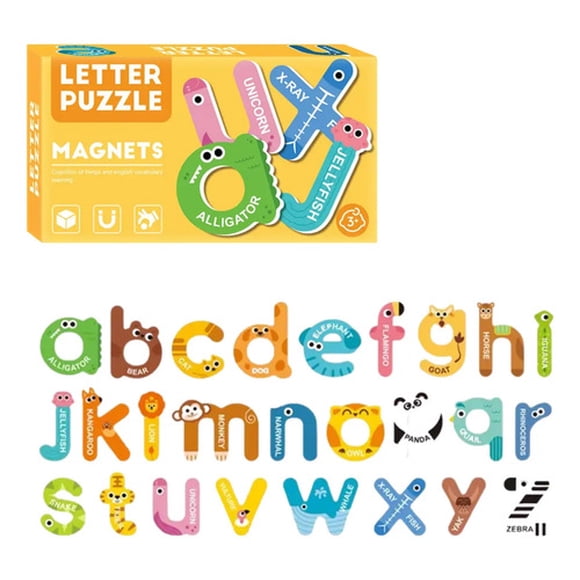 Alfabeto Letras Magnéticas Minúsculas 27 Pcs