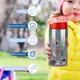 thumbnail image 5 of Alphabet LoreBotella de Agua con Tapa Pop Top de Un Toque, Acero Inoxidable, a Prueba de Fugas, para Deportes, Botella Infantil rosa 12 oz, 5 of 6