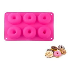 Genérico - Moldes Silicona Donas Moldes De Silicona Donuts Molde Dona