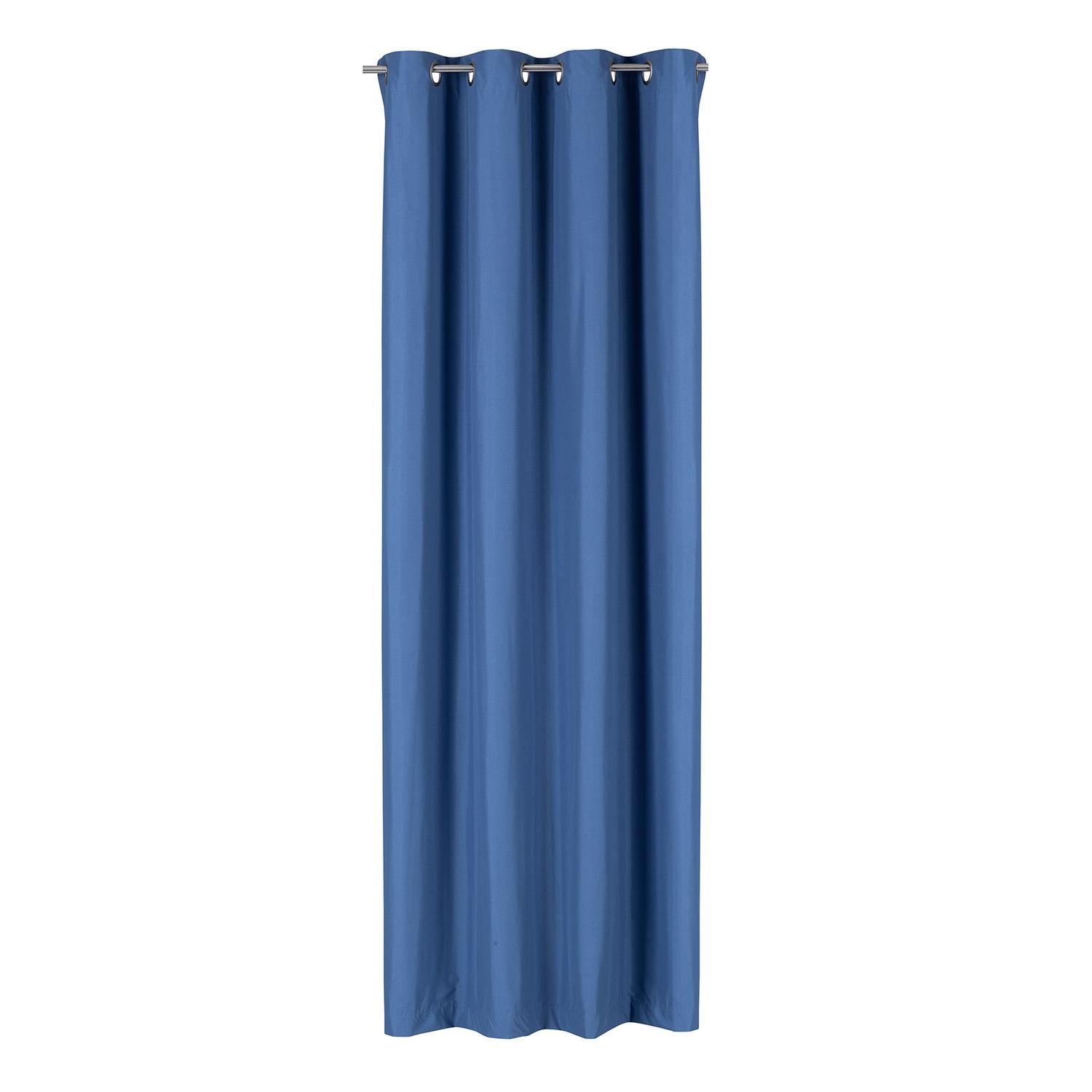 Clems - Cortina Engomada Termica 100% Blackout Azul 140x225