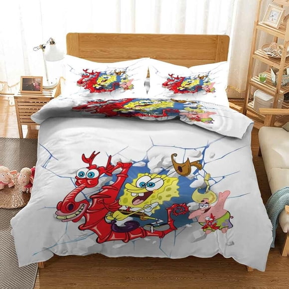 Leader Strategy Duvet Quilt Covers Pillow Case Bedding Sets3-Piece Bedding Set (1 Duvet Cover + 2 Pillow Shams)