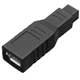 thumbnail image 1 of Convertidor adaptador de transferencia de datos FireWire IEEE 1394 Tipo A 400 de 6 pines hembra a 1394 Tipo B 800 de 9 pines macho, 1 of 8