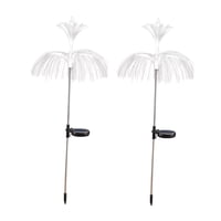 Magideal - Lámpara Solar De Medusas, Luces Solares Al Aire Libre, Luz Impermeable Del Patio Del Paisaje, Para La Decoración De La Entrada Al Aire Libre Del Patio Luna Y Estrella