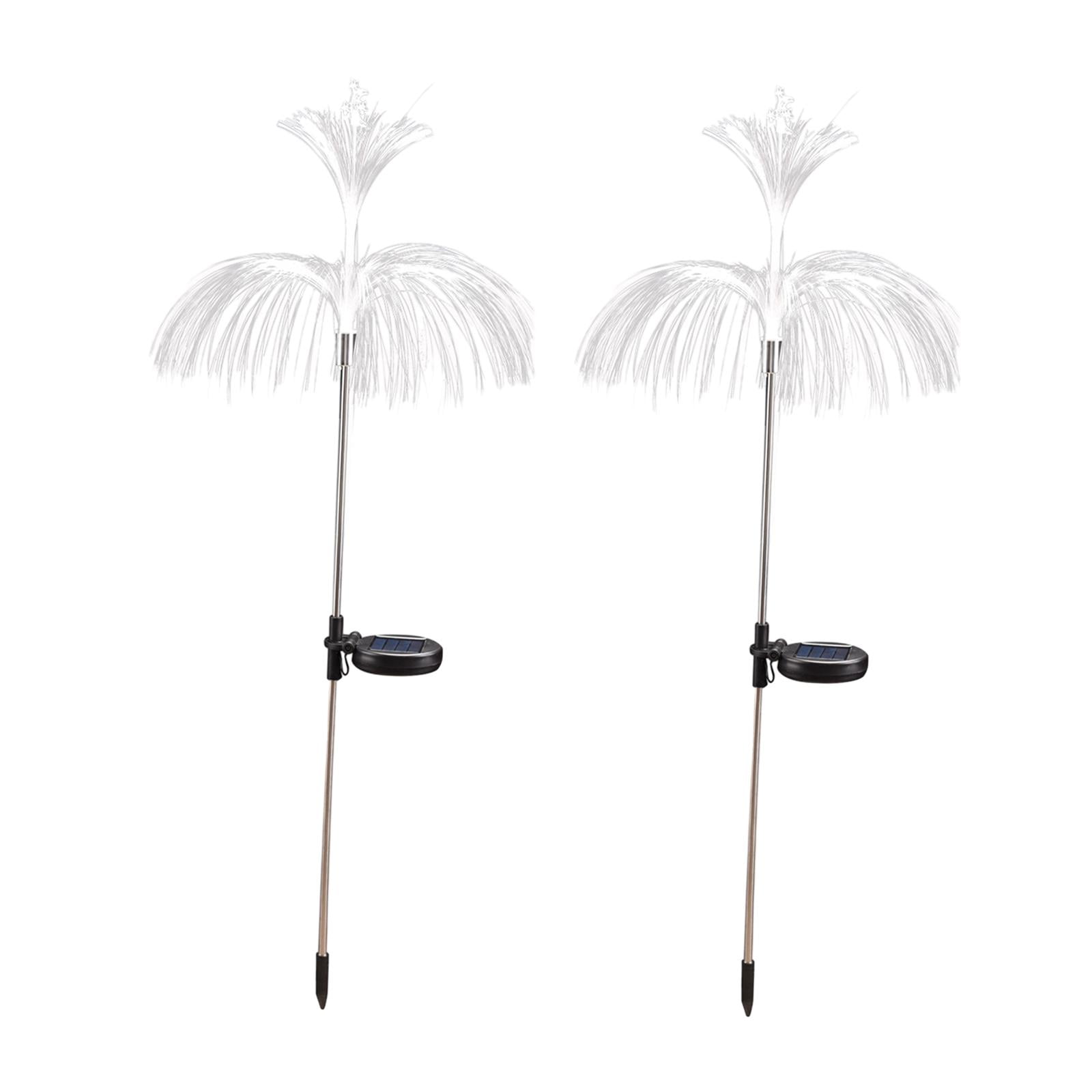 Magideal - Lámpara Solar De Medusas, Luces Solares Al Aire Libre, Luz Impermeable Del Patio Del Paisaje, Para La Decoración De La Entrada Al Aire Libre Del Patio Luna Y Estrella