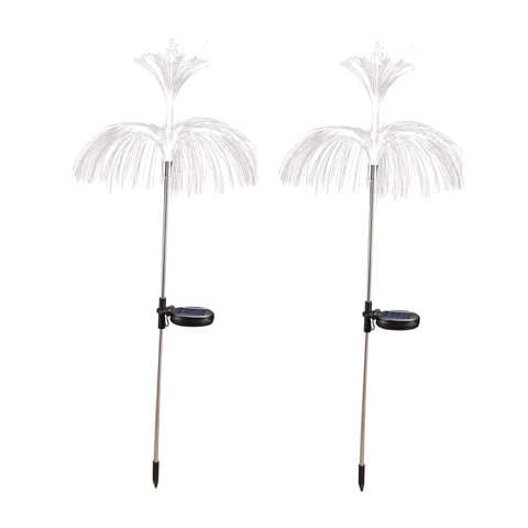 Magideal - Lámpara Solar De Medusas, Luces Solares Al Aire Libre, Luz Impermeable Del Patio Del Paisaje, Para La Decoración De La Entrada Al Aire Libre Del Patio Luna Y Estrella