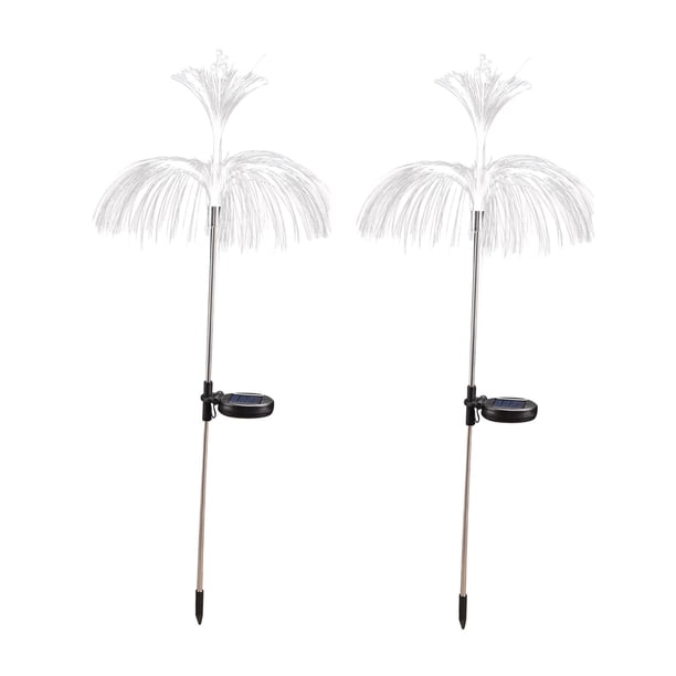Lámpara solar de medusas, luces solares al aire libre, luz impermeable del patio del paisaje, para la decoración de la entrada al aire libre del patio luna y estrella