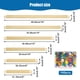 thumbnail image 2 of Juego de 24 barras tensadoras de madera para bordado wdbg, 2 of 7