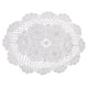 thumbnail image 3 of tapetes ovalados de algodón de crochet blanco ovalado tapetes de mesa, 3 of 5