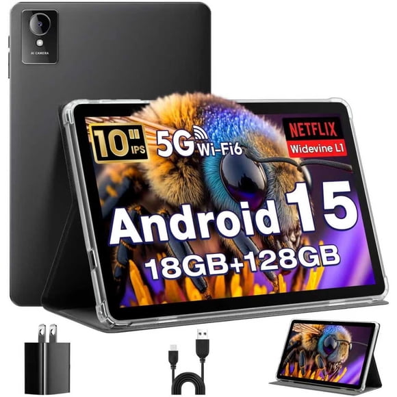 Tablet Mentume 10 Pulgadas Android 15 18GB 128GB WiFi6 Widevine