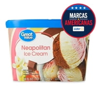 Helado Neapolitan Pote 1,4 L Great Value