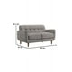 thumbnail image 3 of Sofa Milan 2 Cuerpos Gris, 3 of 3