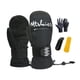 thumbnail image 4 of Guantes de esquí Guantes de snowboard Cuerda para la muñeca Guantes de invierno cómodos Hombres Mujeres Guantes de nieve para ciclismo Esquí Motos de Negro XL, 4 of 5