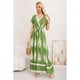 thumbnail image 2 of Maxi Vestido Largo Mujer Cruzado Estampado Casual Eventos 3383, 2 of 3