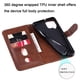 thumbnail image 4 of Funda con Cremallera para Samsung Galaxy A22 4G, Carcasa Cartera de Cuero PU con Soporte y Tarjetero, 4 of 5