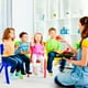 thumbnail image 2 of Silla De Plastico Infantil Varios Color Azul, 2 of 3