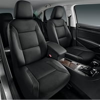 Fundas De Asiento De Coche Skechers De Piel Viscoelástica Negra X2