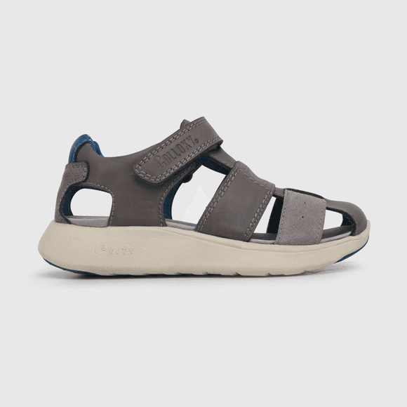 SANDALIA COLLOKY DE NIÑO FRANCISCANA CUERO GRIS 535101 - Talla 31