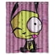 thumbnail image 1 of Cortina de ducha Invader, juego de cortinas de baño con ganchos, tamaño 60 x 72 pulgadas, 1 of 3