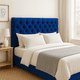 thumbnail image 3 of Respaldo De Cama 2 Plazas Azul Capitone, 3 of 3