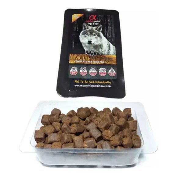 Alpha Spirit Semi Húmedo Multi Protein 9 kg (45un x 200gr)