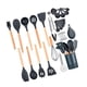 thumbnail image 2 of 35x Utensilios De Cocina Gadgets Juego De Herramientas Espátula Para Profesionales Principiantes Gris, 2 of 5