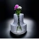 thumbnail image 3 of Florero de vidrio gris 18 cm, 3 of 3