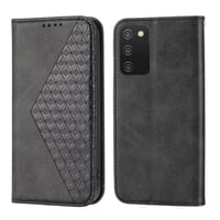Funda Flip Foxdock Para Oppo Reno 7 5G , Estilo Billetera Con Diseño Rombo, Correa De Mano Y Soporte, Uso Diario
