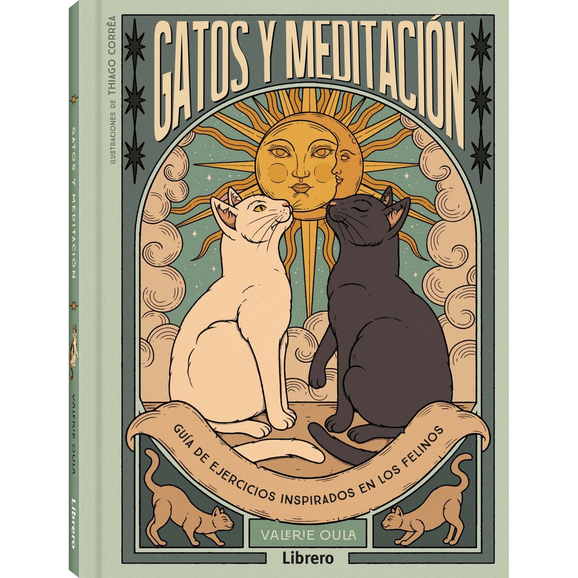 Gatos Y Meditación De Editorial Librero