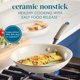 thumbnail image 3 of Set de utensilios de cocina Rachael Ray Cucina, cerámica, antiadherente, 13 piezas, 3 of 9