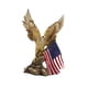 thumbnail image 3 of Estatua De águila Agarrada A La Bandera Americana, Figura De águila Para Decoración Del Hogar, 3 of 3